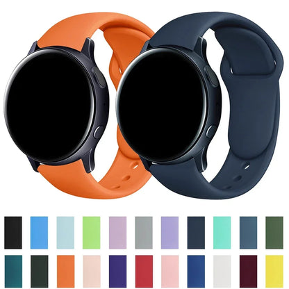 18mm 20mm 22mm Women Silicone Smart Watch Strap Wristband For Garmin Venu 3S 2S Forerunner 165 265S 255 Bracelet Watchband