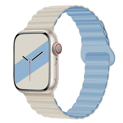 NEW Original Liquid Silicone Magnetic bands for Apple watch band Ultra 2 Series 9 SE iwatch 42mm 44mm 45mm 49mm 38mm 40mm 41mm