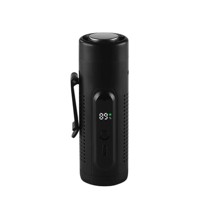 Mini Handheld Fan Portable Neck Hanging Fan USB Rechargeable Outdoor Waist Clip Air Fan Turbo Ice Cooling Fan with Cold Compress