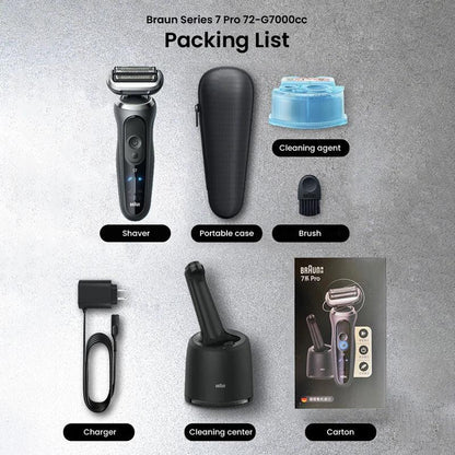 Braun Electric Shaver S9 Reciprocating Razor Rechargeable Men's Shaving Machine Wet Dry Double Use Floating Head Hair Cutting Ma