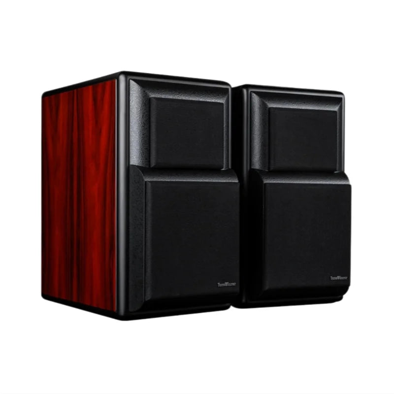 Winner TD-3 Hi-Fi Passive Bookshelf Speakers, 2.0 Stereo Wooden Enclosure Audiophile System for Home Audio