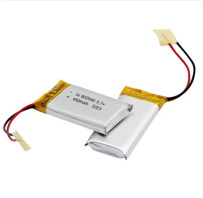 602040 Li Po Battery 3.7V Lithium Batteries 450mAh Lipo Rechargeable Cell for Smart Wearable Walkie Talkie GPS PSP Game Console
