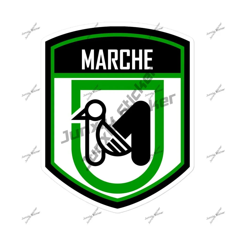 Lombardia Marche Molise Italy Flag Emblem Vinyl Sticker Decoration Naples Napoli Modena Messina Milan Italia Round Seal Flag
