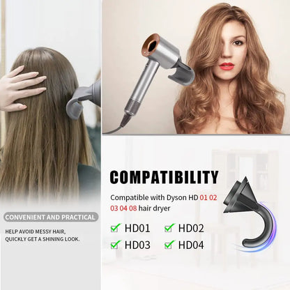 Hair Dryer Nozzle for Dyson Magnetic Hood Dhape Anti-Flying Universal Diffuser Hair Dryer Hd08 03 Magnetic Hood Dhape