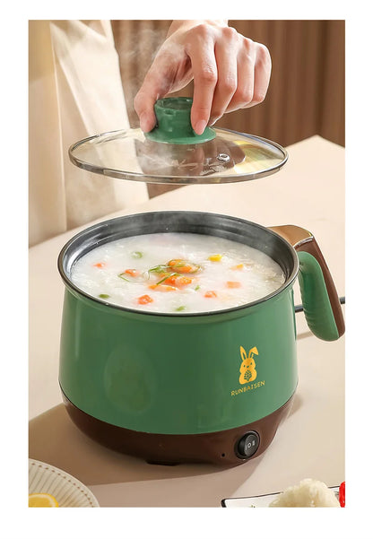 Multi Cookers Electric Rice Cooker Non-stick Pan Heating Pan Electric Cooking Pot Machine Double Layer Steamed Eggs Pan Soup Pot