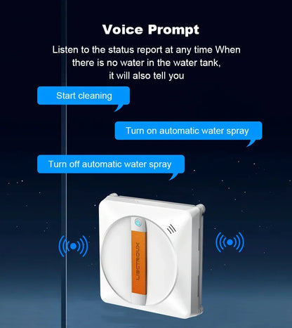   (promo code: AEEU03 )Liectroux YW710 Robot Window Cleaner,Double Water Spray,Strong Vacuum,Home Floor Wall Window Cleaning Robot,App&Remote Control
