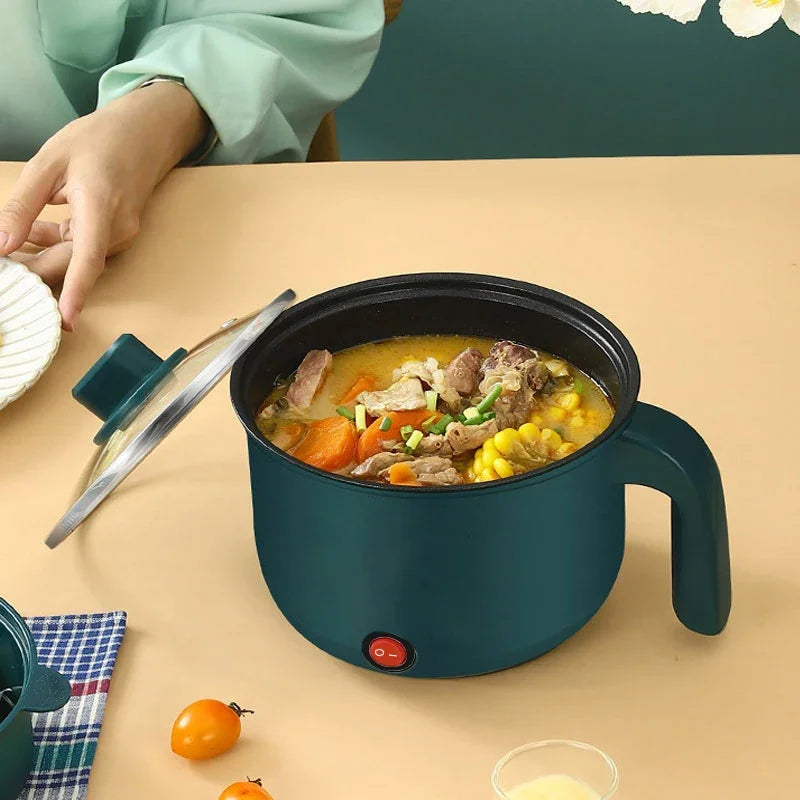 Mini Electric Rice Cooker Non-Stick Single/Double Layer Multifunction Cooking Machine Hot Pot for Home Use