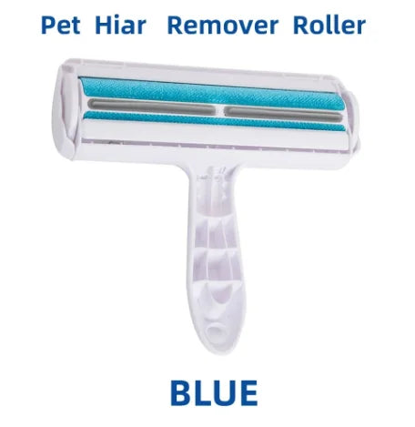 Pet Hair Remover for Cats and Dogs Reusable Self-Cleaning Cotton Plush Roller Set Suitable for Beds Sofas Carpets Cat Beds