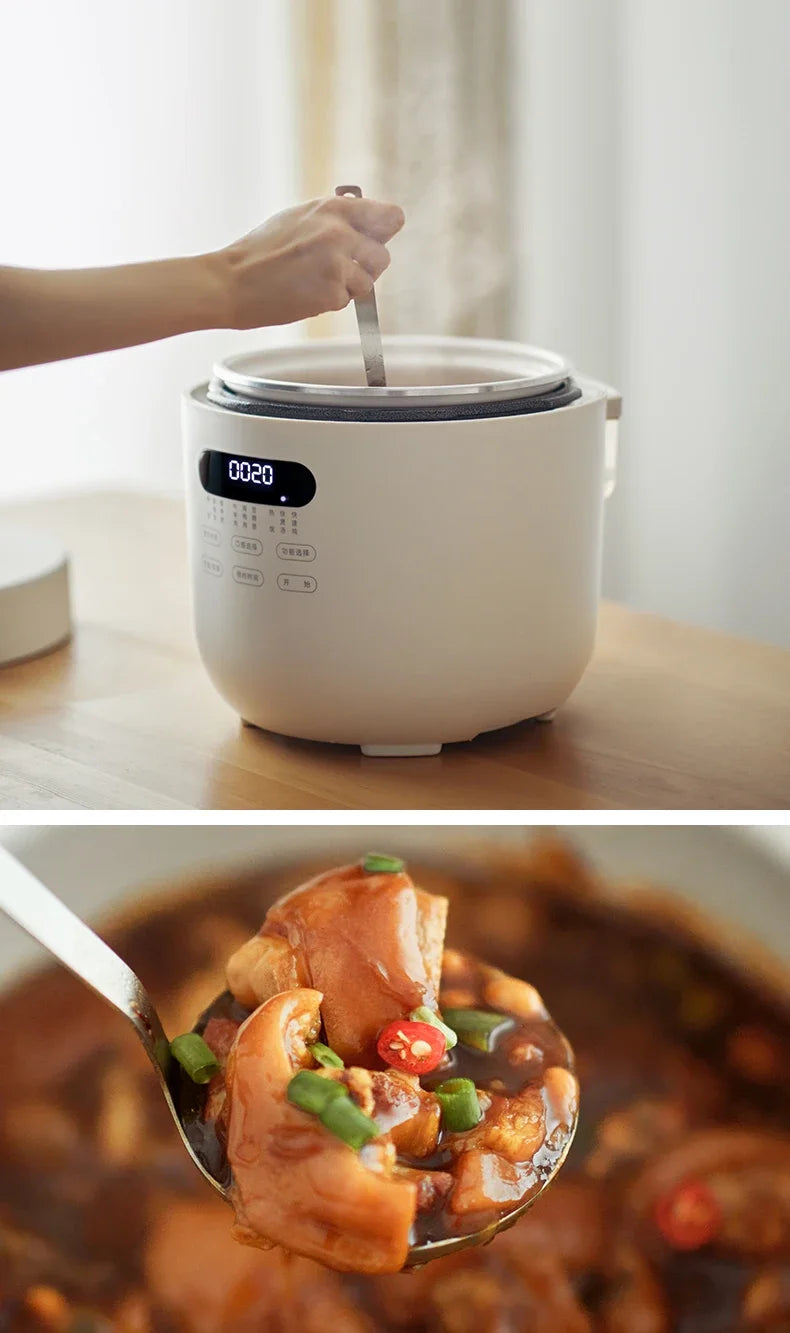 Olayks Electric Pressure Cooker 5L Non-Stick Liner 70KPa Multi Rice Cooker For 5-6 Person Home Appliances OLK-50D1