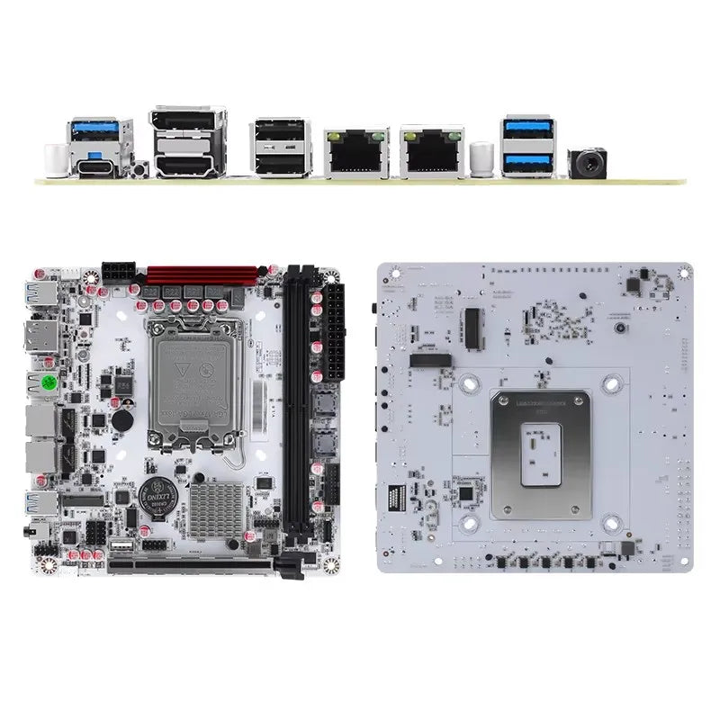 Q670 Intel vPro 8-Bay NAS Motherboard 12/13/14th Gen LGA1700 3*NVMe 2*SFF-8643 1*PCIE5.0x16 2*DDR5 2*2.5G LAN Firewall Mainboard