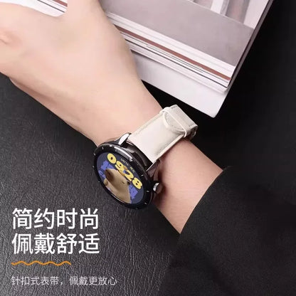 18mm Strap For Xiaomi Watch S4 41mm Leather Bracelet For Mi Watch S4 41mm Band Women Wriatband Accessories