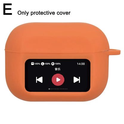 For A9 Pro Headset Case Earphone Case For Airpods Protective Cover Anti-Fall Shockproof Dustproof Transparent Silicone Case