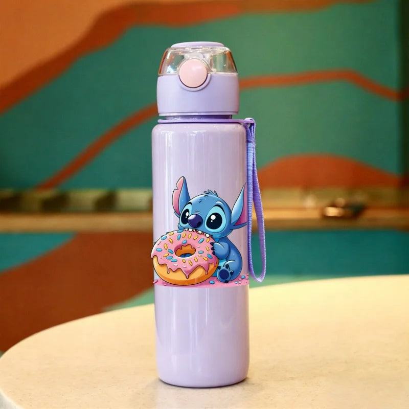 3D Printed Cartoon Pattern Water Bottle, Durable Reusable, Adorable & Fun,Portable Water Bottle for Outdoor Activities Perfect