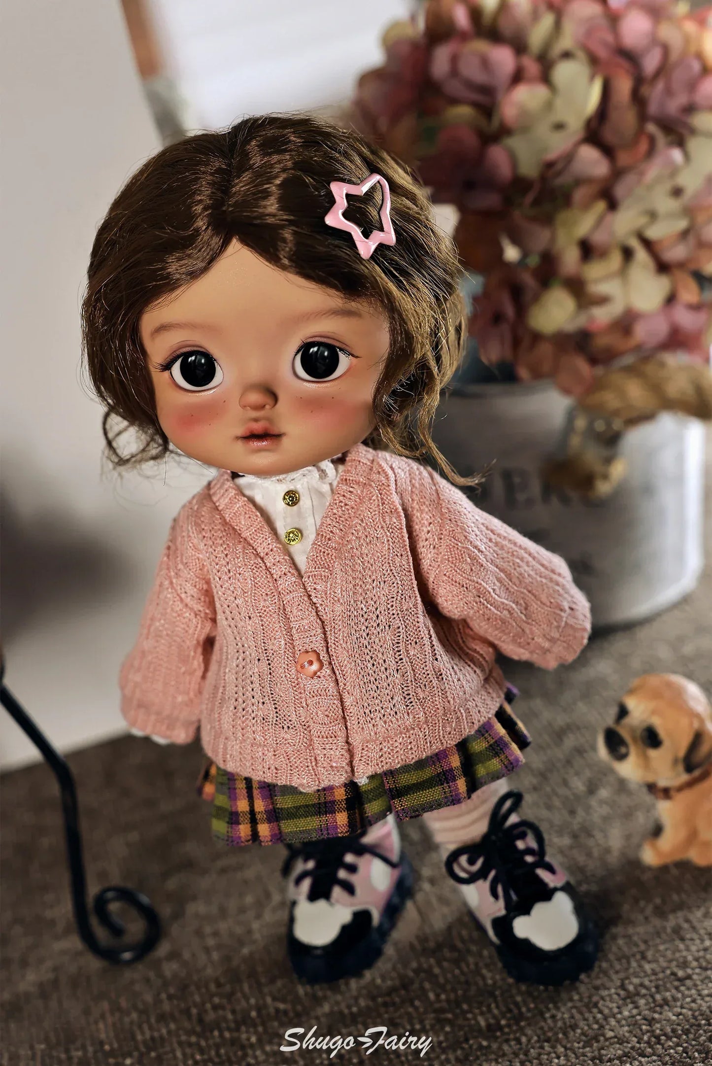 ShugaFairy Plums 1/6 Bjd Doll Head Thessa Body Autumn American School Style Joint Body Baby Toys Girls BJD Dolls