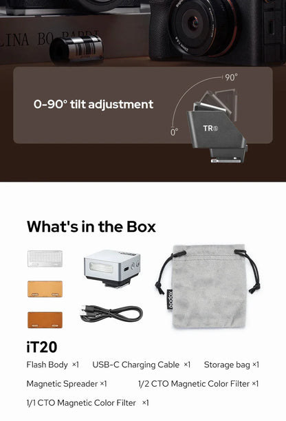 Godox iT20 iT22 C/N/S/F  HSS TTL 2.4G Wireless Touchscreen Pocket Flash for Canon Sony Nikon Olympus Fujifilm