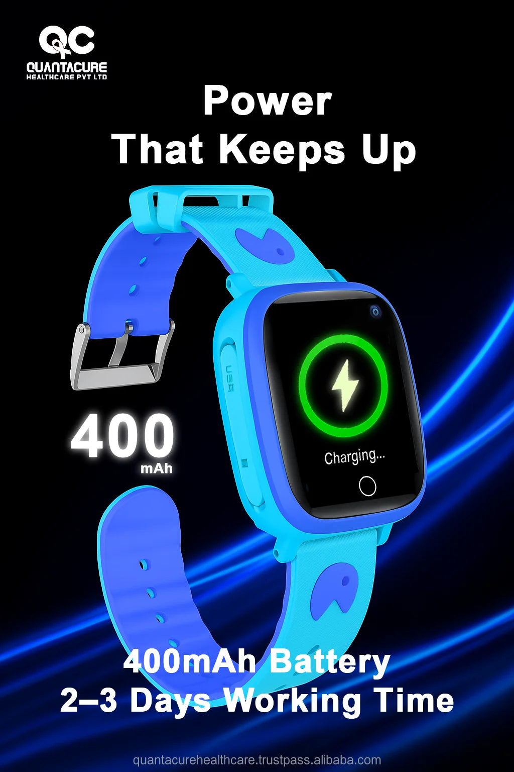 2025 QC K16 Kids Smartwatch GPS Navigation Tracker IP68 Waterproof TFT Touchscreen Camera 4G Wearable Silica Gel Sleep SOS Dial