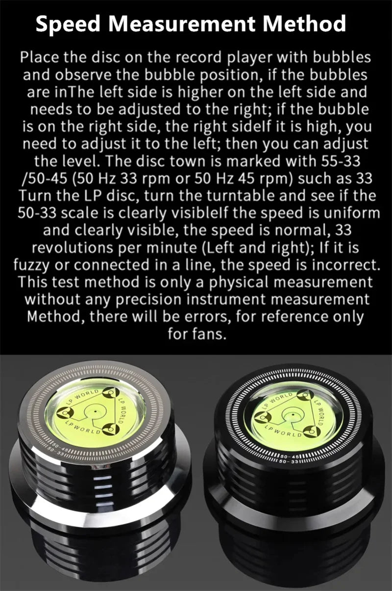 50Hz Alloy LP Vinyl Record Player Disc Turntable Stabilizer Level Aluminum Weight Clamp Music Player Consumer Electronics