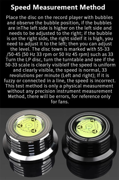 50Hz Alloy LP Vinyl Record Player Disc Turntable Stabilizer Level Aluminum Weight Clamp Music Player Consumer Electronics