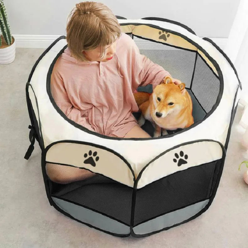 S/M/L Cat Delivery Room Detachable Summer Pet Tent Outdoor Dog Bed Folding Dog Fance Cat Nest Dog Enclosure Cage for Cats Dogs