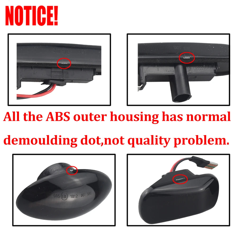 Side Marker Light LED Turn Signal For BMW 1 3 5 Series For BMW X3 X1 For BMW X3 For BMW E90 E91 E92 E93 E60 E87 E82 E61 E46