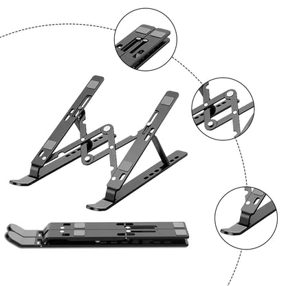 Aluminum Alloy Laptop Stand Heat Dissipation Adjustable Multifunctional Notebook Holder for Office and Gaming