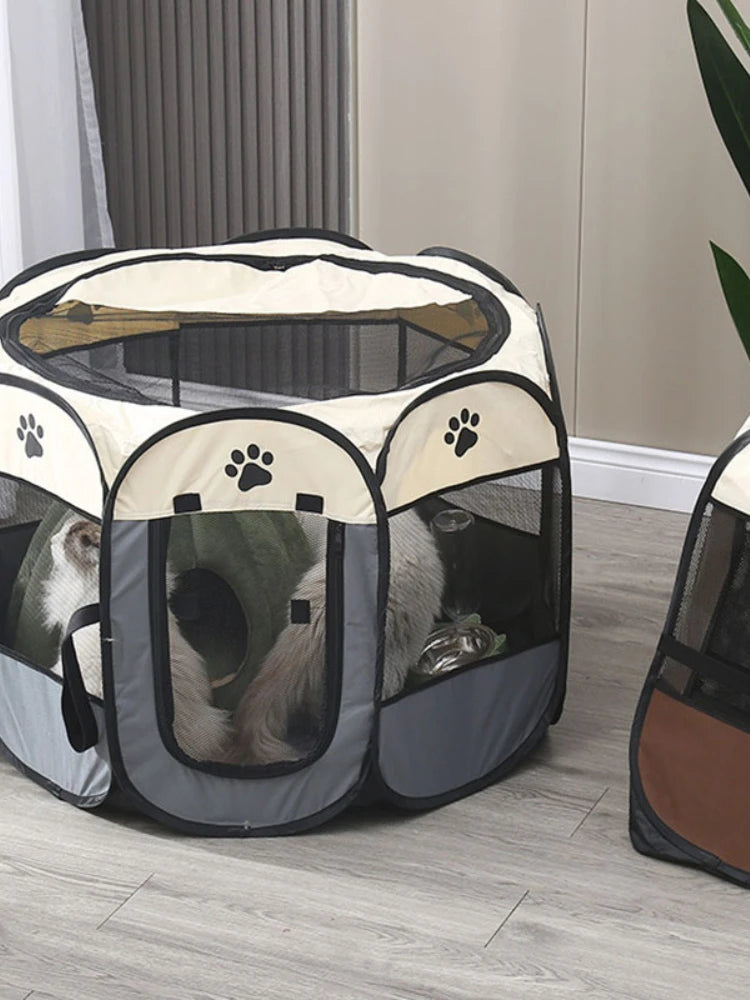 S/M/L Cat Delivery Room Detachable Summer Pet Tent Outdoor Dog Bed Folding Dog Fance Cat Nest Dog Enclosure Cage for Cats Dogs