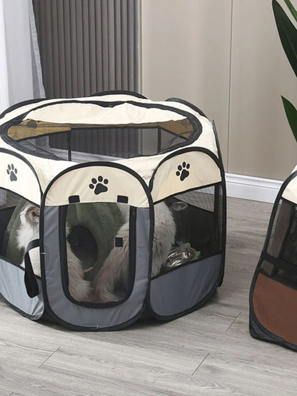 S/M/L Cat Delivery Room Detachable Summer Pet Tent Outdoor Dog Bed Folding Dog Fance Cat Nest Dog Enclosure Cage for Cats Dogs