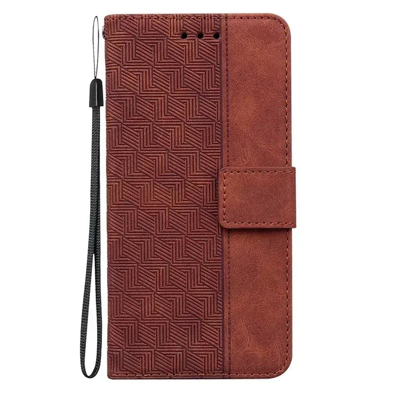 For Xiaomi Redmi 13 Case Solid Color Leather Flip Phone Case for Xaomi Redmi 13 Cover Redmi13 13C 5G Wallet Card Slots Etui
