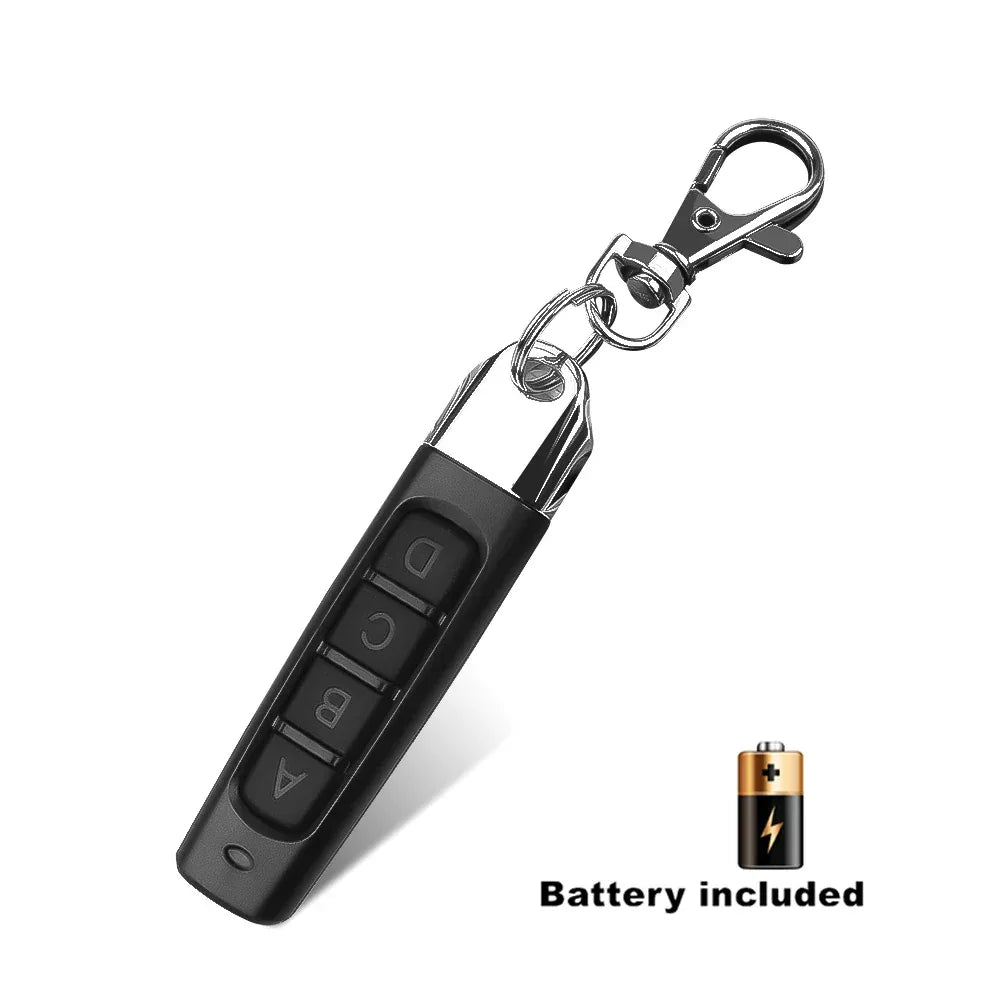 50-10PCS Remote Control 433MHz Car Key Garage Door Gate Opener Remote Control Duplicator Clone Cloning Code 4-Button Transmitter