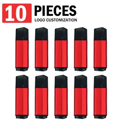 10PCS/lot Pen Drive 8GB 4GB 2GB 1GB USB Flash Drive 16GB Flash Disk 128MB 256MB 512MB Memory Flash Disk 2.0 Free Custom Logo