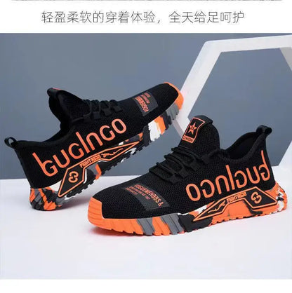 Men Sneakers Mesh Casual Shoes Lac-up Men Shoes Lightweight Vulcanize Shoes Walking Sneakers Man Running Gym Shoes2024