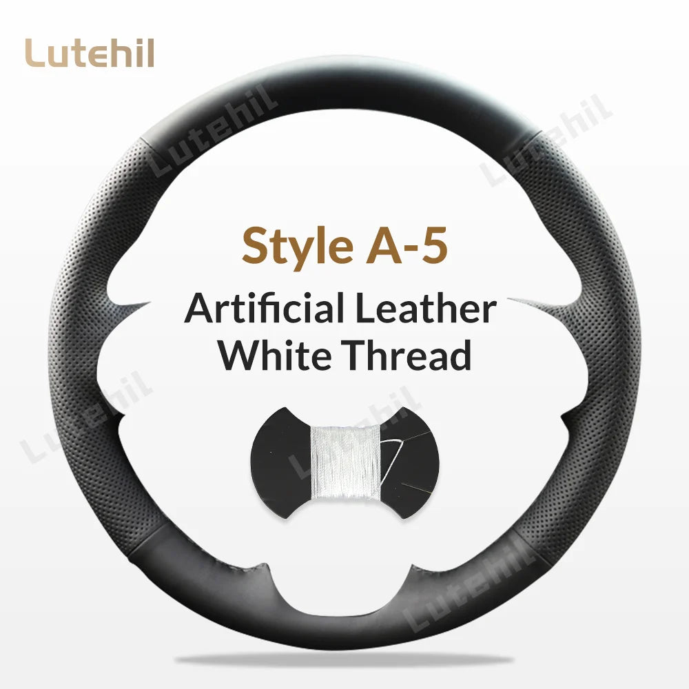 For Seat Ibiza 2004 2005 2006 Custom Car Steering Wheel Braid Cover Hand Sewing DIY Artificial leather Suede Car Accessories by PDG ibma