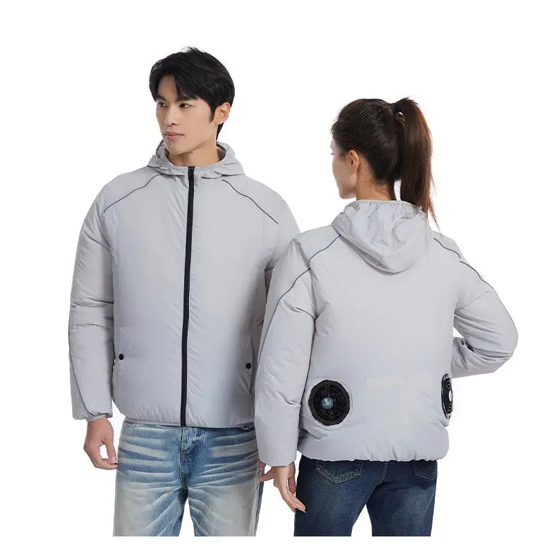 Summer Cooling Vest For Couples Breathable Fan Air Conditioner Jacket Sleeveless Heat Resistant Outdoor Workwear
