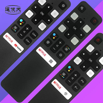RC802V FNR1/FUR7 Voice Remote for TCL Smart TVs 43/49P30FS,55EP680，32S30，50p616， 43/55C715, 55/65P8S,43P30FS 50/55/65P8, 75EP660