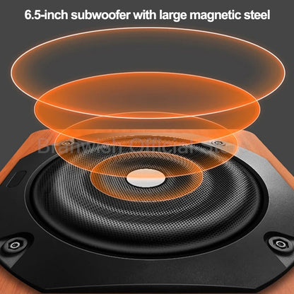 6.5 inch 180W Speaker with 2Pcs Satellite Speakers 5.0 Bluetooth HIFI Sound Box Support RCA USB TF For Home Theater Karaoke 1Pc