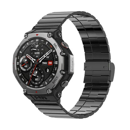 Metal Bracelet For Amazfit T REX 3 Stainless Steel Watchband For Amazfit T-Rex 3 Smart Watch Strap For amazfit t rex 3 Wristband
