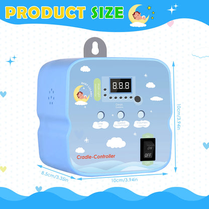 Electric baby swing craddle controller with 2pc spring remote control, motor spring cradle Electric with adjustable timer