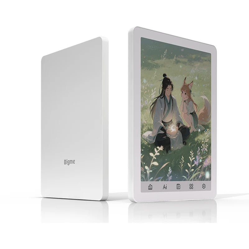 Bigme E-book Reader B6, 6-inch e-ink electronic book, 36-level front light, Android 14 OS built-in Google Play, 4+64GB ereader