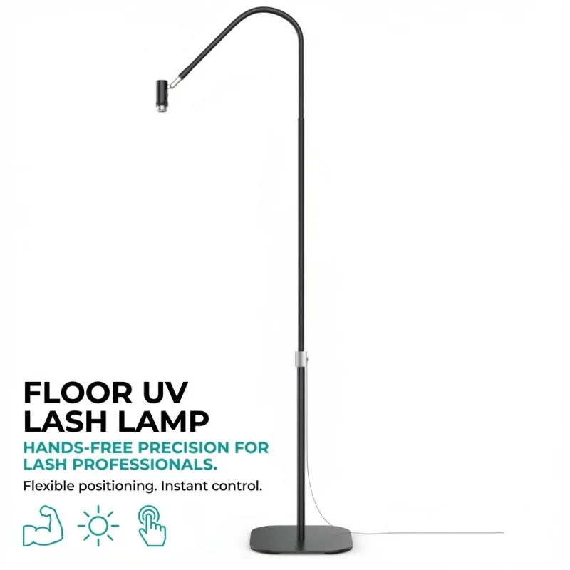UV Lash Lamp for Eyelashes Extension Eyelash Glue Cure LED Lamp Beauty Polish Gel Fast Dryer Curing Light