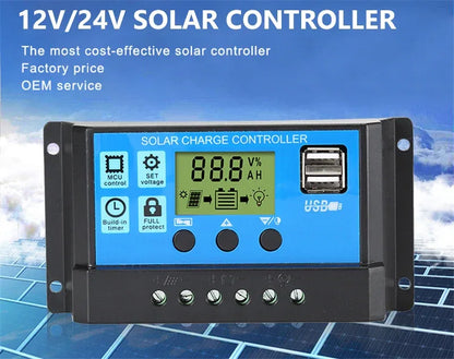 1000W Solar Panel 12V Solar Cell With 60A 100A Controller Solar Charge for Phone RV Car MP3 PAD Charger Outdoor Battery Supply
