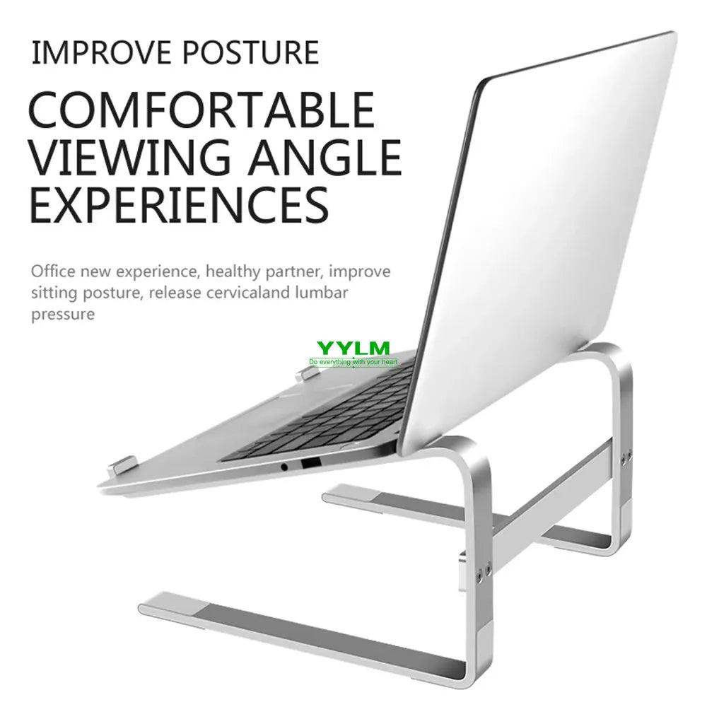 Aluminum Laptop Stand Notebook Riser Holder For Macbook Air 13 iPad Pro Dell HP Lenovo Xiaomi Computer Tablet Support Ordinateur