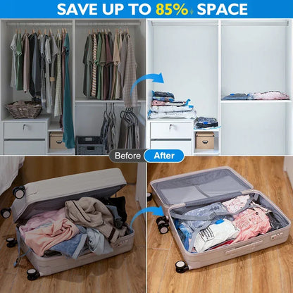 Cordless Electric Pump for Vacuum Storage Bags Travel Rechargable Air Pump for Space Saver Bag Various Clothes Luggage Seal Bags