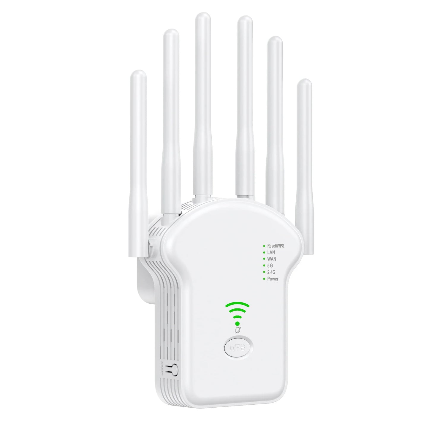 WiFi Repeater Wireless Router 1200Mbps High 6 Antenna Network Amplifier Repeater Signal Cover Extender Range Signal WiFi Booster