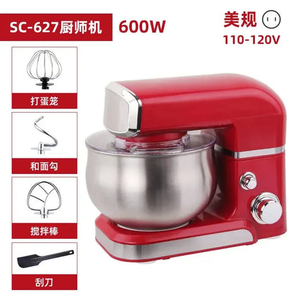 110V/220V Dragon Stand Mixer Small Household Multi-function Dough Kneader Cream Whisker Automatic LAB