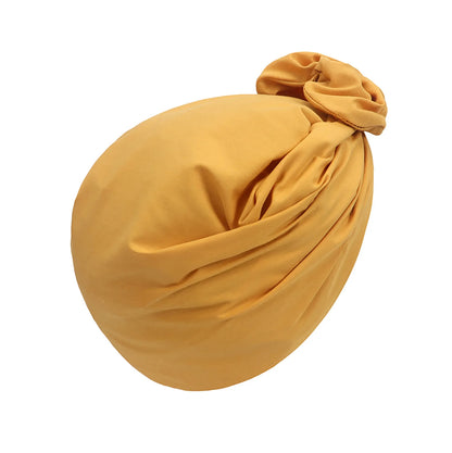 Woman Muslim Headscarf Cap Cotton Headband African Head Wraps Elegant Retro Turban for Ladies Beanies Caps Muslim Headpiece