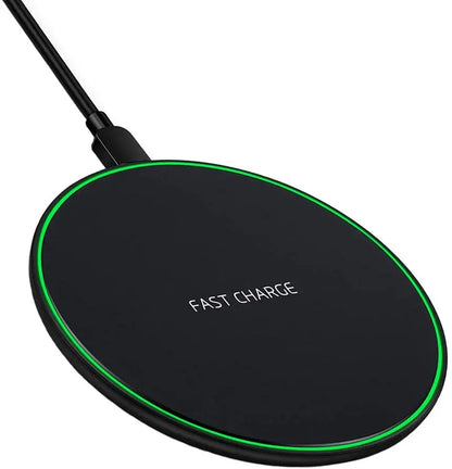 50W Wireless Charger For iPhone 14 15 16 17 Pro Xs Max Mini X Xr Induction Fast Charging Pad For Samsung S25 S26 s8 s9 s10 Note