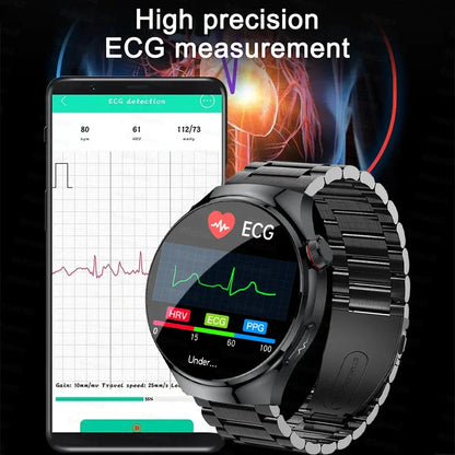 2026New For Man Smartwatches Outdoor Sport Smart Watch Men 1.43“ HD AMOLED Screen ECG physical examination BT5.0 Call smartwatc