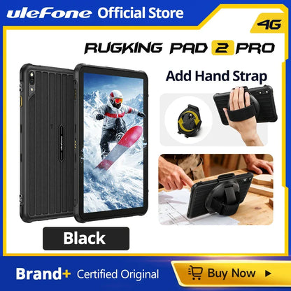 [Built-in eSIM] Ulefone RugKing Pad 2 Pro Rugged Tablet 10200mAh 10.1"Up to 16GB RAM,256GB ROM Android 16 48MP 10.1"  4G Global
