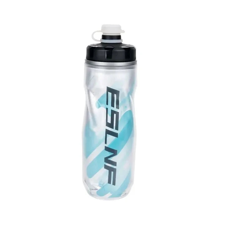 Insulated Cold Cycling Water Bottle Portable 610ml MTB Bottle Ultralight Dustproof Sports Bottle
