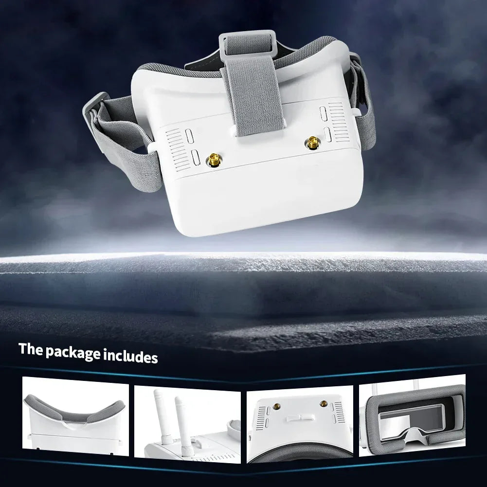 VR100 Video Spectacles Focus Adjustments FPV Goggles with 5.8G 40ch Receiver 3.0 inch Screen for Racing Drone Micro Whoop